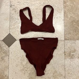 You Swim one size fits most, burgundy color